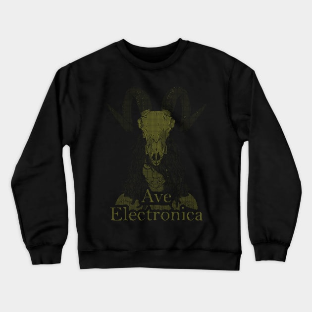 ASCii Savage Girl - Ave Electronica (Yellow) Crewneck Sweatshirt by McNerdic